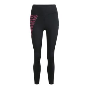 Calvin Klein Performance Sportovní kalhoty  pink / černá