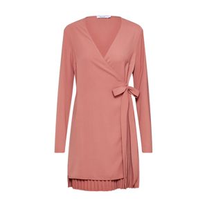 NA-KD Šaty 'overlapped pleat detailed mini dress'  růžová