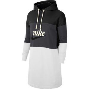Nike Sportswear Šaty  tmavě šedá / černá / světle šedá