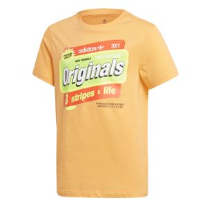 ADIDAS ORIGINALS Tričko 'Graphic'  žlutá / oranžová / tmavě oranžová / černá
