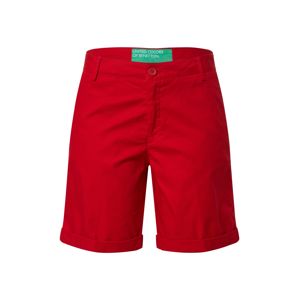 UNITED COLORS OF BENETTON Chino kalhoty 'BERMUDA'  červená