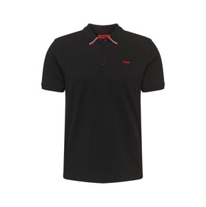 HUGO Tričko 'Daruso202'  bílá / černá / červená