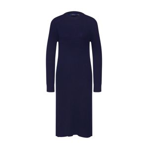 POLO RALPH LAUREN Úpletové šaty 'LS DRESS-LONG SLEEVE-CASUAL DRESS'  námořnická modř