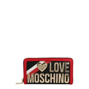 Love Moschino Peněženka  zlatá / červená / černá