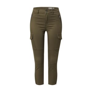 Vero Moda Petite Kalhoty 'HOT SEVEN'  khaki / zelená