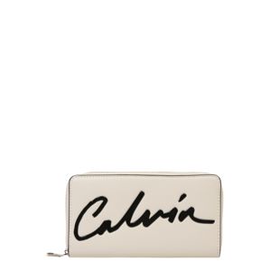 Calvin Klein Jeans Peněženka 'SCULPTED ZIP AROUND'  černá / šedá