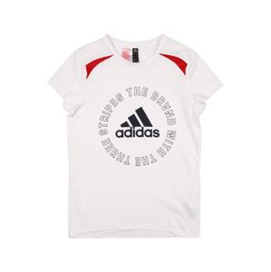 ADIDAS PERFORMANCE Funkční tričko  šedá / bílá / červená / černá
