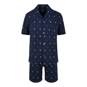 POLO RALPH LAUREN Pyžamo krátké  bílá / námořnická modř / červená