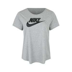 Nike Sportswear Tričko 'FUTURA PLUS'  šedý melír / černá
