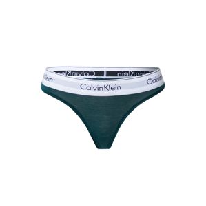 Calvin Klein Underwear Tanga  zelená / bílá