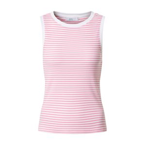 EDC BY ESPRIT Top 'Stripe Rib Tank T-Shirts sleeveless'  pink