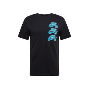 Nike SB Tričko  modrá / černá