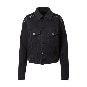 Karl Lagerfeld Denim Přechodná bunda  černá džínovina