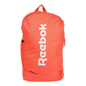 REEBOK Sportovní batoh  oranžová / bílá