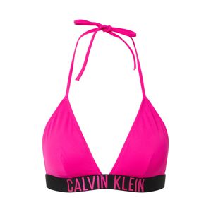 Calvin Klein Swimwear Horní díl plavek 'FIXED TRIANGLE-RP'  pink / černá
