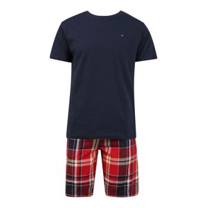 Tommy Hilfiger Underwear Pyžamo krátké  krvavě červená / námořnická modř