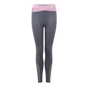 Calvin Klein Performance Sportovní kalhoty  růžová / šedá