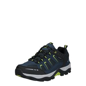 RIEKER Sportovní šněrovací boty  tmavě modrá / černá / limone