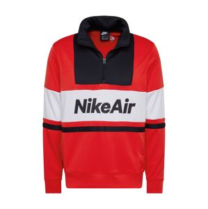 Nike Sportswear Mikina 'Nike Air'  červená / bílá / černá