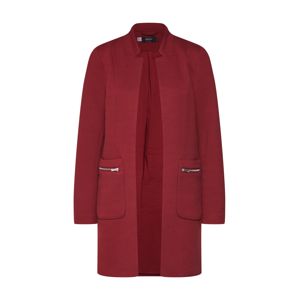 ONLY Přechodný kabát 'LINEA'  vínově červená