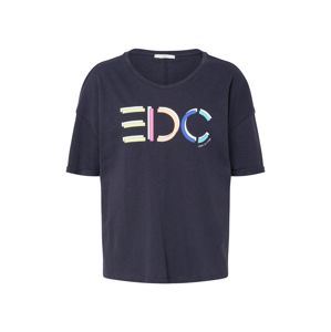 EDC BY ESPRIT Tričko 'Flock'  námořnická modř