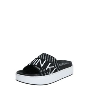 Calvin Klein Pantofle 'JEAMA'  bílá / černá