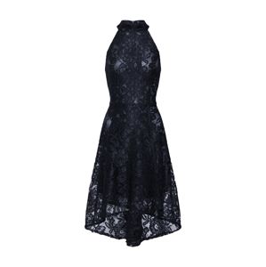 Mela London Společenské šaty 'LACE HALTER HIGH LOW DRESS'  černá