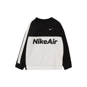 Nike Sportswear Mikina 'B NSW NIKE AIR CREW'  bílá / černá