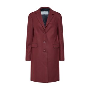 Calvin Klein Přechodný kabát  burgundská červeň
