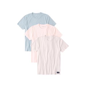 Abercrombie & Fitch Tričko  růžová / modrá