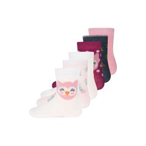 EWERS Ponožky  tmavě červená / bílá / pink