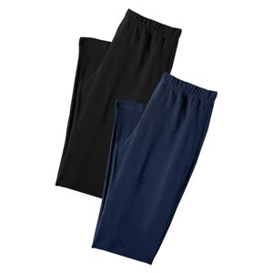 VIVANCE Pyžamové kalhoty  marine modrá / černá