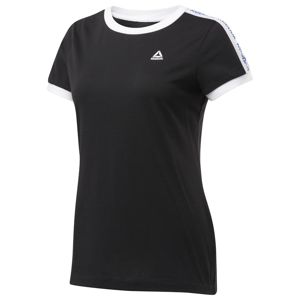 REEBOK Funkční tričko 'Training Essentials Linear'  černá
