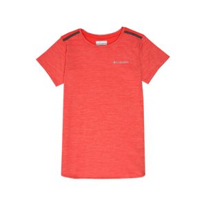 COLUMBIA Funkční tričko 'Tech Trek™'  černá / oranžově červená