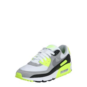 Nike Sportswear Tenisky 'Nike Air Max 90'  šedá / svítivě zelená / bílá