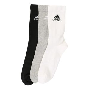 ADIDAS PERFORMANCE Sportovní ponožky 'CUSH CRW 3PP'  šedá / černá