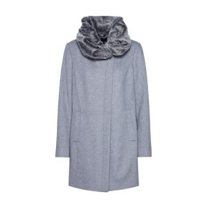 COMMA Přechodný kabát  stříbrně šedá / šedý melír