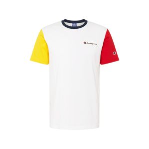Champion Authentic Athletic Apparel Tričko  bílá / červená / žlutá / modrá