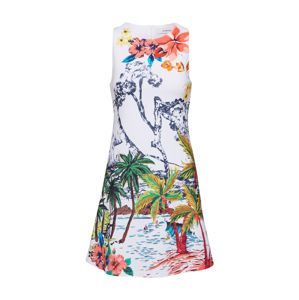 Desigual Letní šaty 'VEST_TROPICAL PACIFIC'  bílá / mix barev