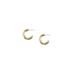 Orelia Náušnice 'Mini Chunky Hoop Earrings'  zlatá