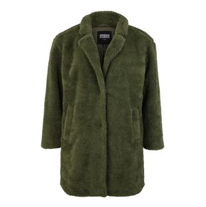 Urban Classics Zimní kabát 'Sherpa Coat'  olivová