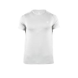 MOROTAI Funkční tričko 'Mesh Tee'  šedá / bílá