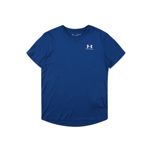 UNDER ARMOUR Funkční tričko  nebeská modř / bílá