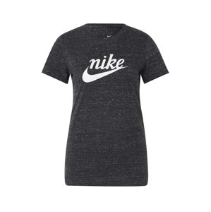 Nike Sportswear Tričko 'Varisty'  černá / bílá
