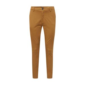 NEW LOOK Chino kalhoty  bronzová / žlutá