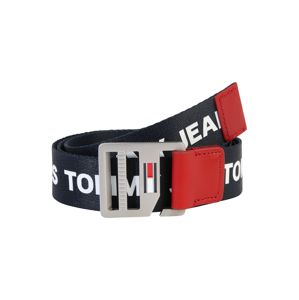 Tommy Jeans Opasek 'Dring Belt 3.5'  bílá / červená / tmavě modrá