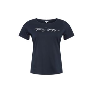 Tommy Hilfiger Curve Tričko 'Carmen'  modrá