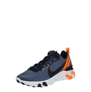 Nike Sportswear Tenisky 'REACT ELEMENT 55 SE'  svítivě oranžová / námořnická modř / noční modrá