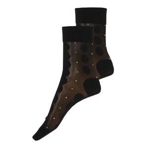 Swedish Stockings Ponožky 'Viola Dot Socks Black'  černá