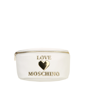 Love Moschino Ledvinka  přírodní bílá / zlatá